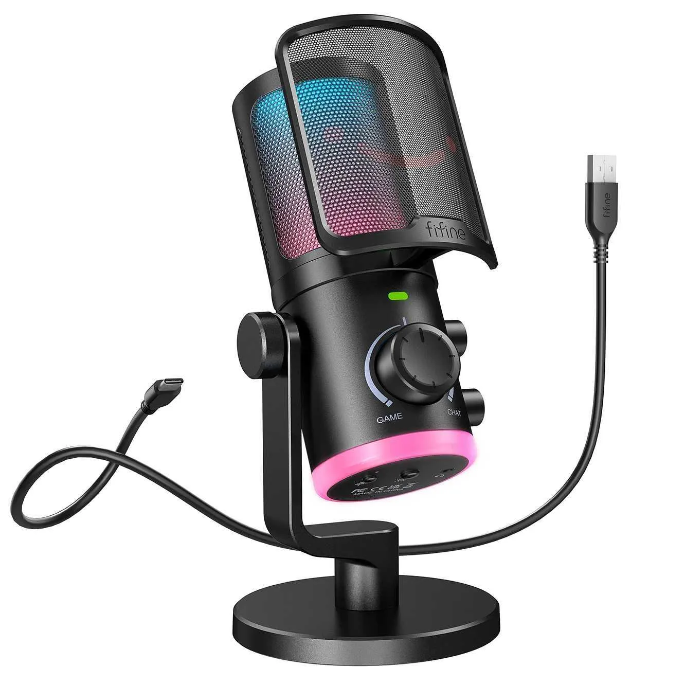 USB Microphone For PC Gaming: Condenser Mic With Noise