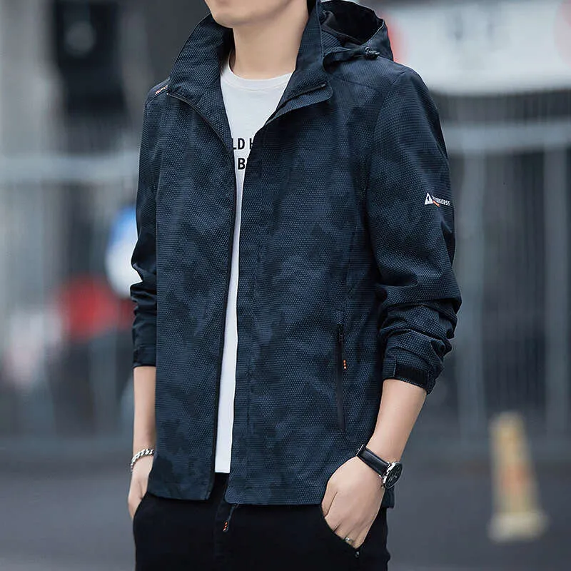 Men's Loose Fit Stand Collar bomber jacket - Trendy