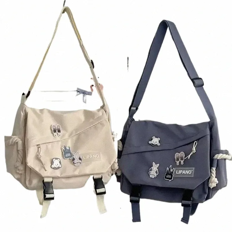 DHgate.com:Large Capacity Nylon Shoulder Bag - Harajuku