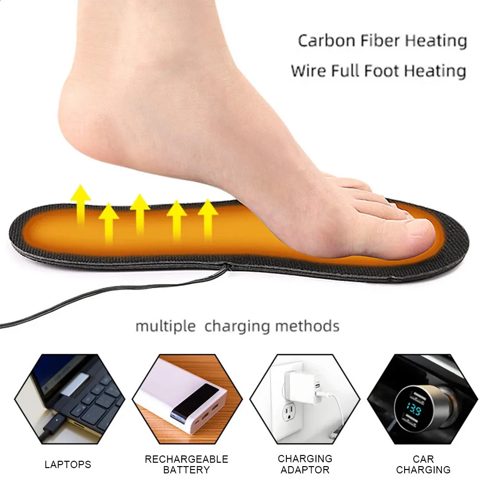 Wireless Heated Insole Rechargeable, Outdoor Sports Foot