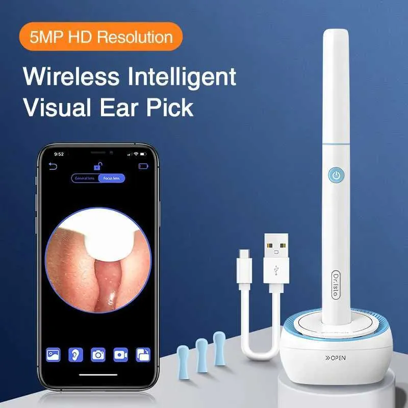 Wireless Smart cleaner ears with High Precision Wax...