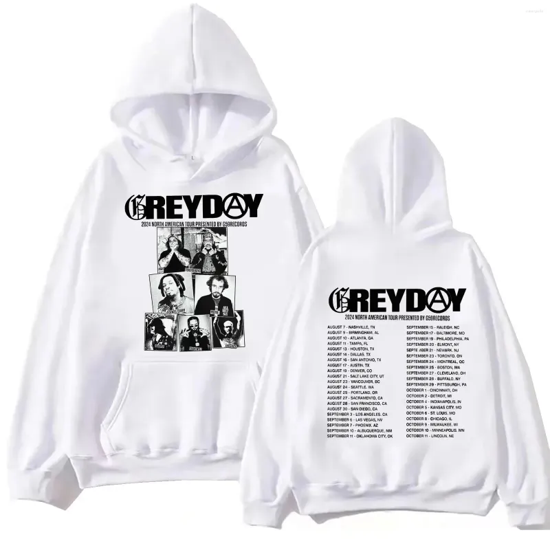 Grey Day 2024 Tour Suicide Boy Hoodie Mens Harajuku Hip Hop Jumper