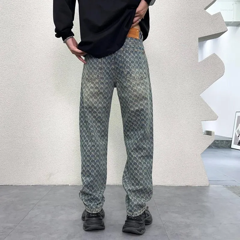 パンツ DAMASK JACQUARD STRAIGHT DENIM S5000ZX - 17oz 