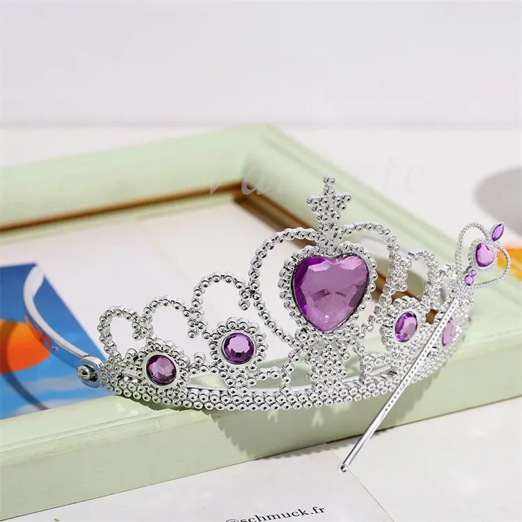 Set Compleanno Principessa Per Donna – Fascia It's My Birthday E Tiara Con Strass, Argento