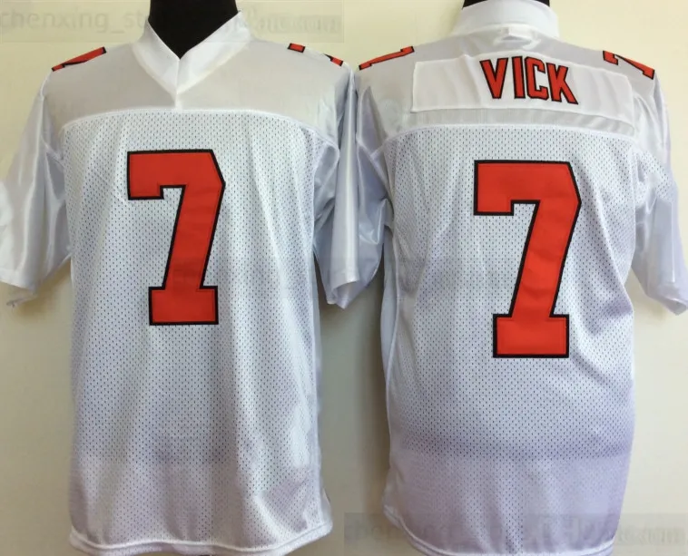Vintage #7 Michael Vick Football Jersey - Retro Stitched Design