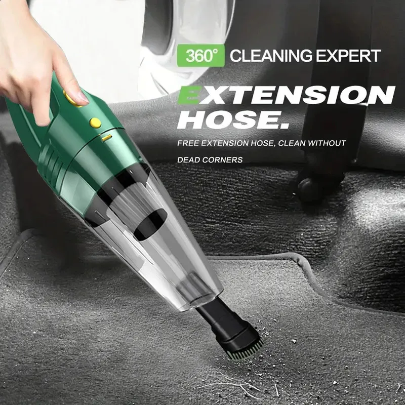 Slim F500Plus Car Vacuum 15000PA High Power 4in1 Portable Mini