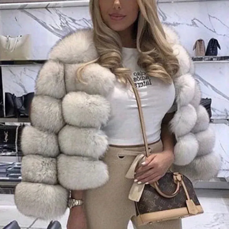Amazon.com: Women's Winter Down Cotton Jacket Short Fur