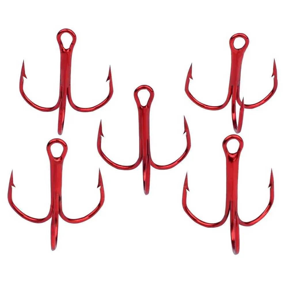Red Treble Hook Fishing Tackle Barbed Anchor Hooks Carbon Steel Saltwater  Bag from Dhgate Fishing Hooks - price 18.62