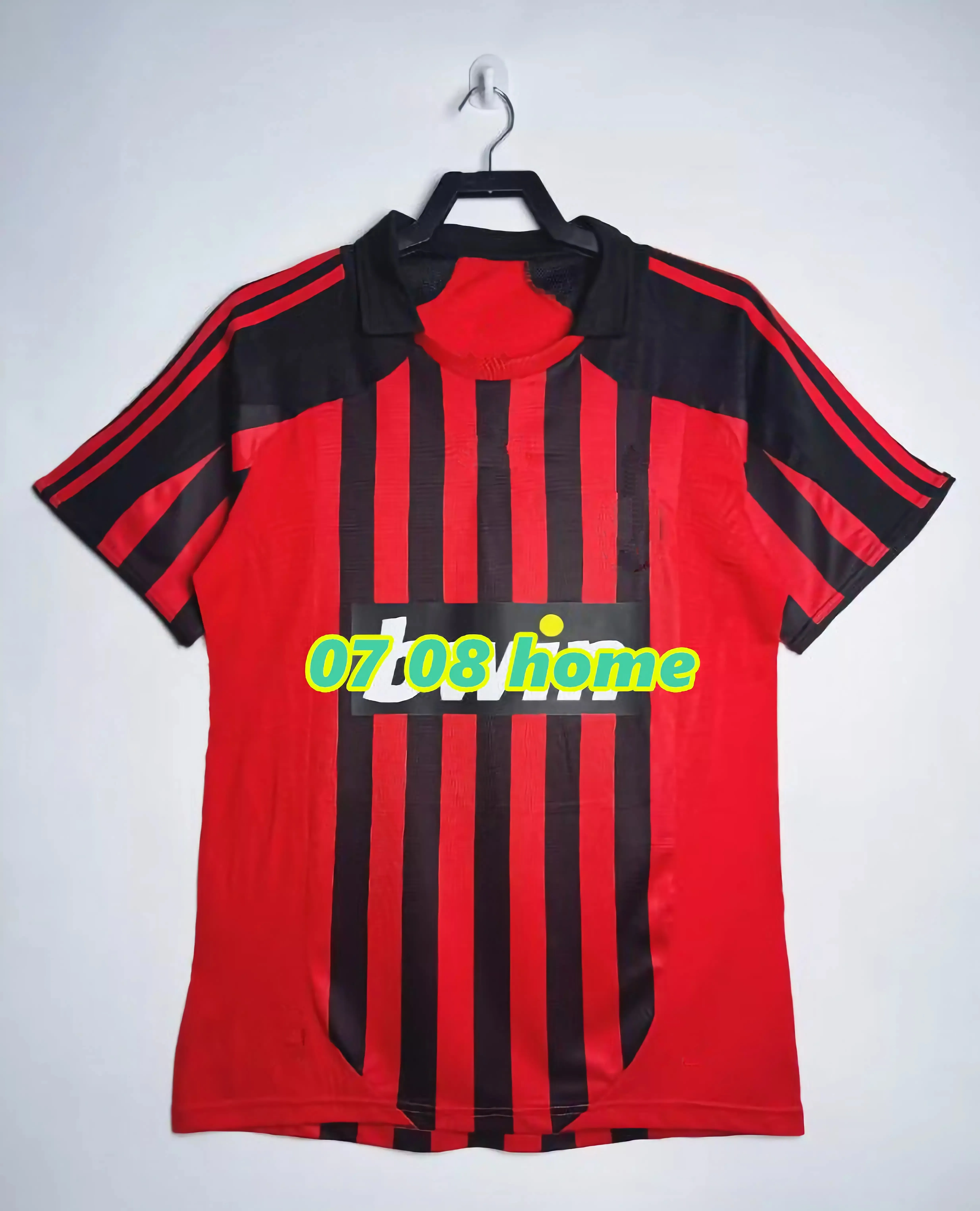 AC Retro Black Soccer Kits Kit 2006 2007, KAKA Long, MILAN AC Retro Black Soccer Kits Kit 2006 2007, KAKA Long, MILAN