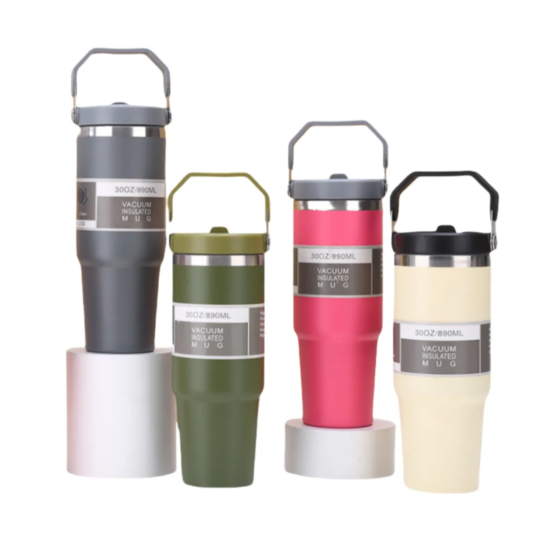 20oz tumblers with handles hunting symbol 20 oz Stainless Steel Tumbler - Black main image 1