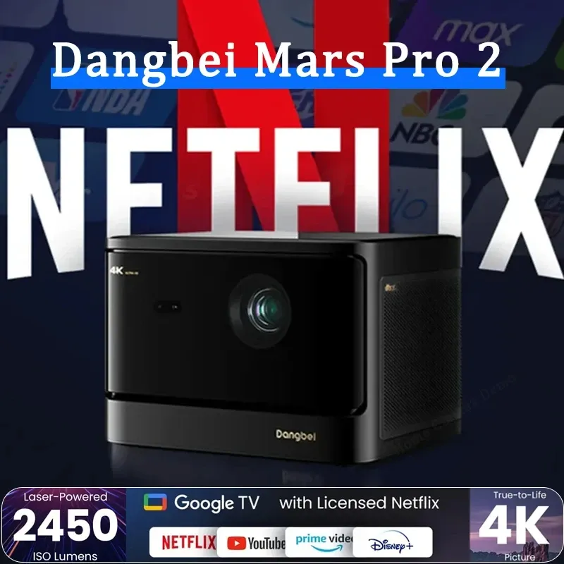 HT3560 3D DLP Projector - 4K UHD, HDR, 2200 lm, HDMI, USB - Home