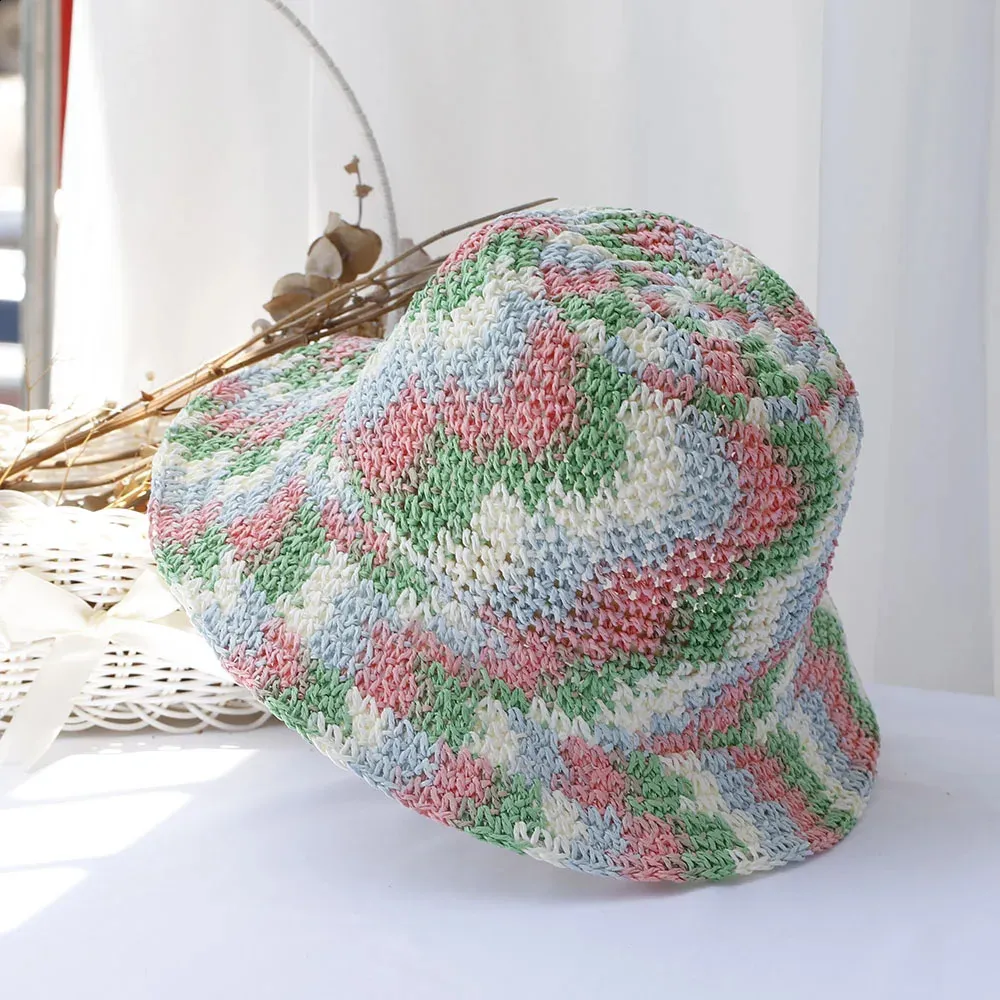 Foldable Sun Hats Rainbow Tie Dye Bucket Hat: Foldable  display picture 1