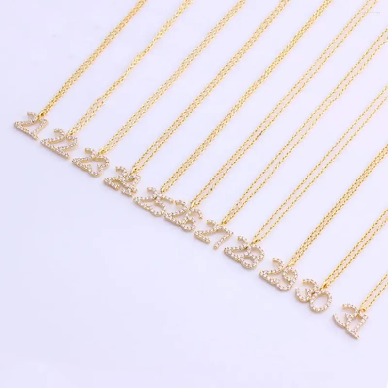 Birthday Outfits For Women, Fashionable Number Pendant Necklace