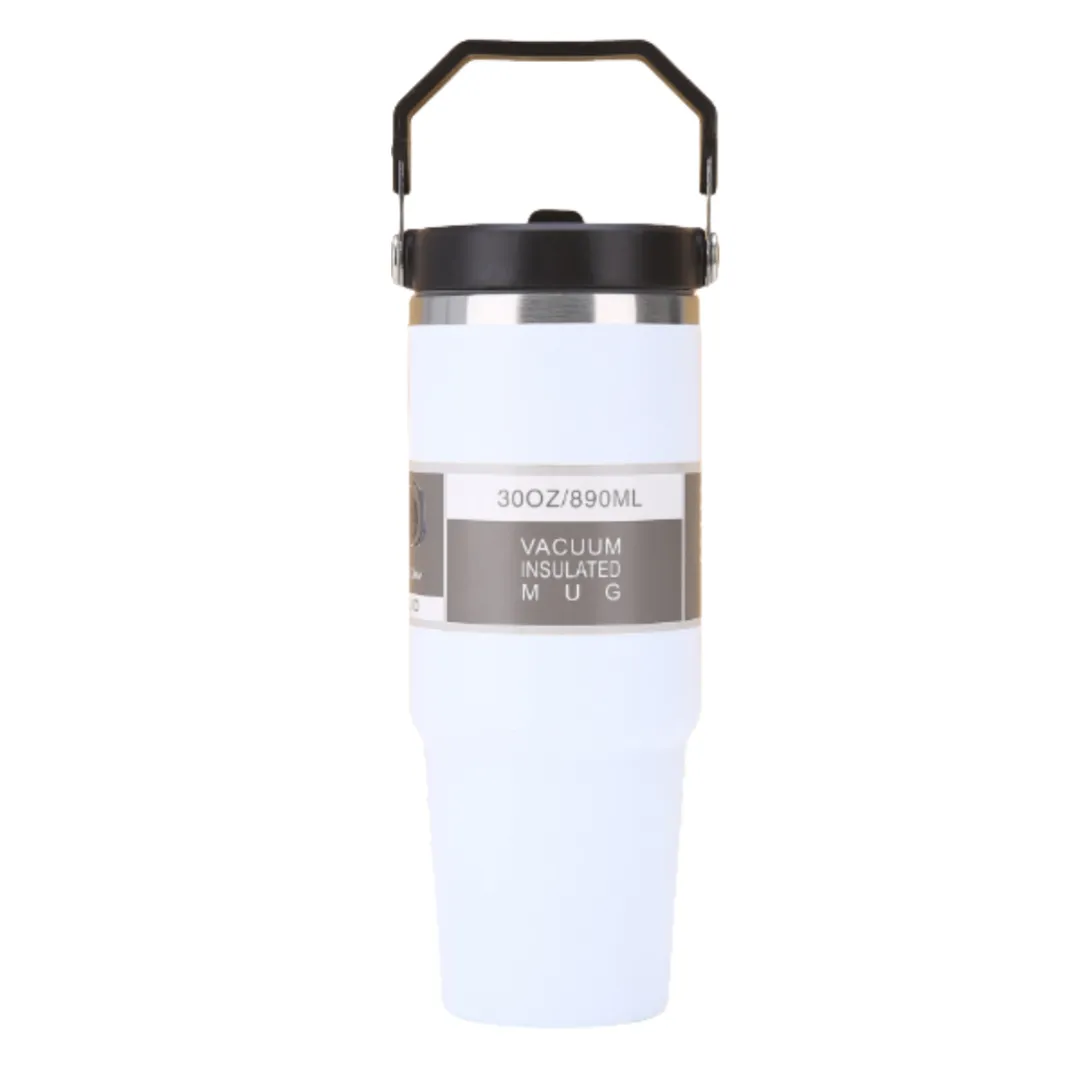 Set of Vacuum Insulated Stainless Steel Cups with Built-in Straws and Flip  Lids, 900ml Capacity from Dhgate Tumblers - price 286.44