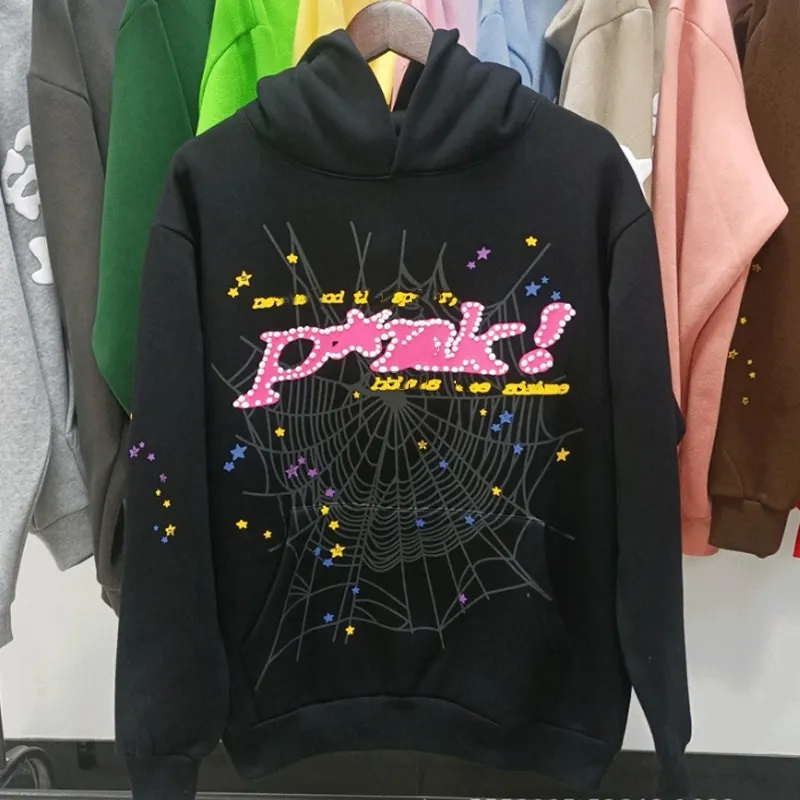 Spider Foaming Tech Fleece Hoodie For Men And Women High Spider Foaming Tech Fleece Hoodie For Men And Women High