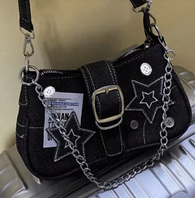 Women Clutch Bag: Vintage Shoulder Bag, Leather Hobo With Cross