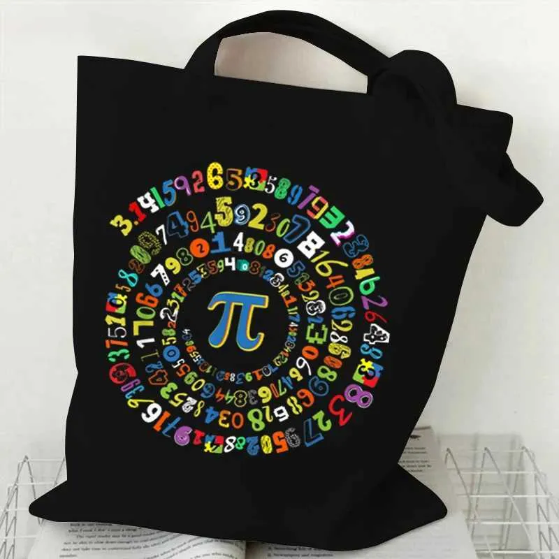 OooJHooo Bolsa De Lona Para Mujer, Bolsa De Compras Reutilizable De Cereza Rosa Con Bolsillos Interiores