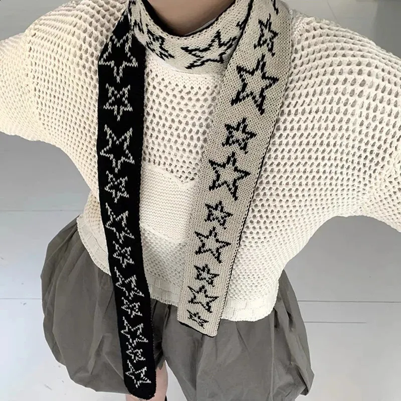 Save Big on Bulk Cashmere Scarf With Stars Luxurious Cashmere Scarves And  Wraps: Vintage Knitted Narrow Scarf For Women, Two Tone Muffler,  Lightweight