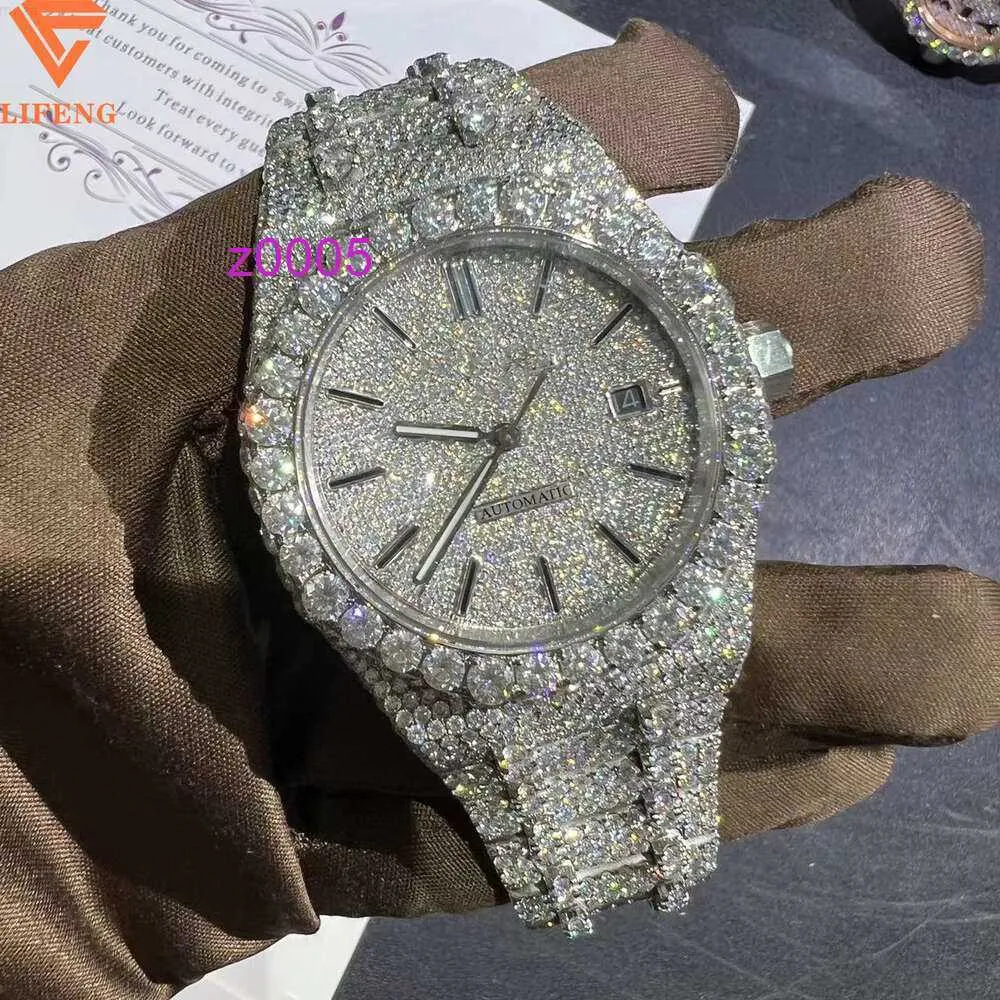 Hip Hop Iced Out Luxury Tachymeter Watch Tm340 Price Set With High Quality Moissanite Buss Down Timepiece From Z0005 642.21 DHgate.Com