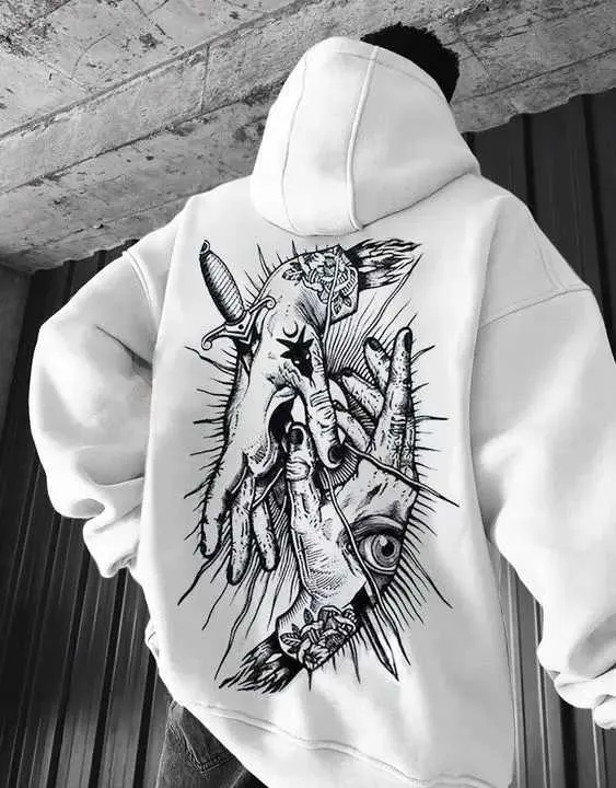 Pulls à capuche grande taille pour hommes - SHEIN ANCE