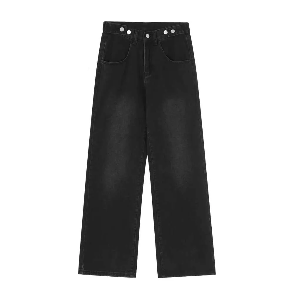 2024 Trendy American Washed Denim baggy jeans with Unisex 2024 Trendy American Washed Denim baggy jeans with Unisex