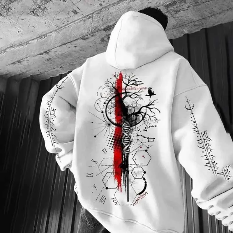 Save Big on Bulk Oversized Gym Hoodie Men's New Mens Hoodie Pullover  Graphic Oversized Gym Soprt Workout Mens Clothing Fashion Trend Design New  Hoodie