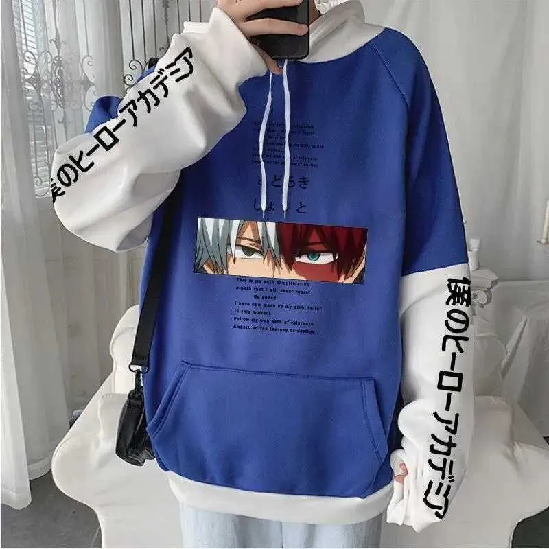 My Hero Academia Todoroki Shoto Eye Graphic Hoodie, Manga Cartoon