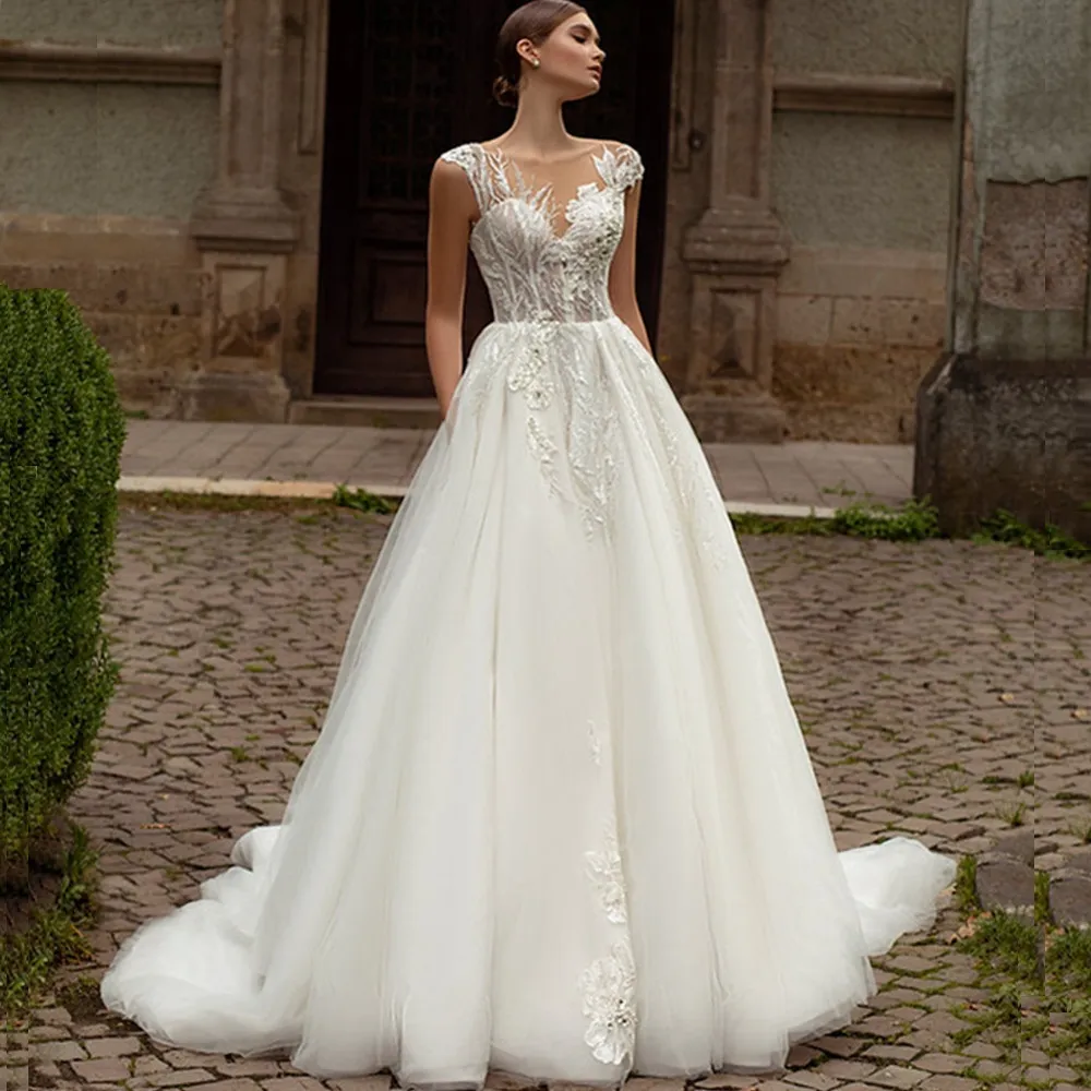 knee length dresses for ladies Riviere Silk Embellished Designer Wedding Dress Sample