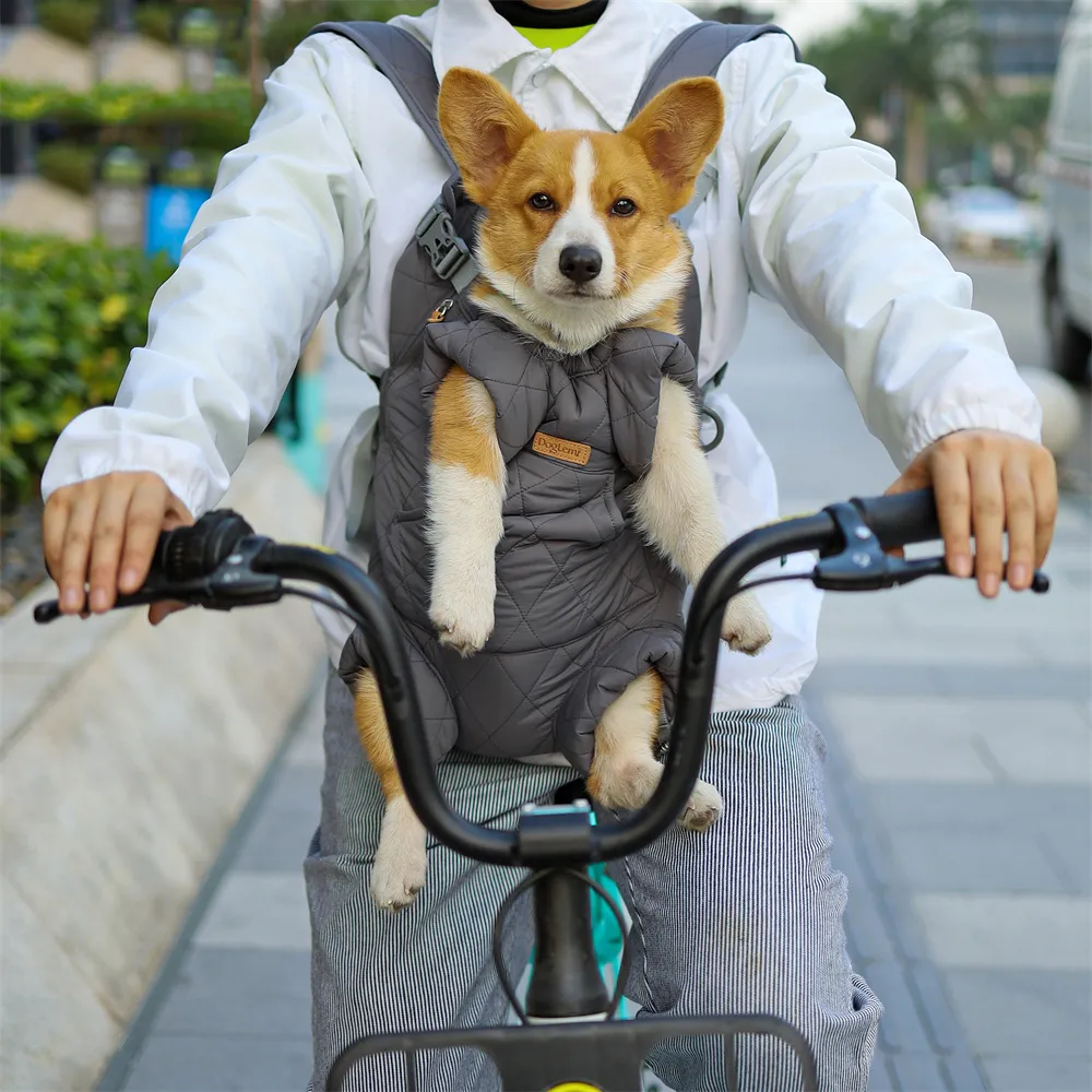 DHgate Winter Warm Fashionable Puppy Dog Plate Carrier Backpack Pet Shoulder Bag Pet Supplies