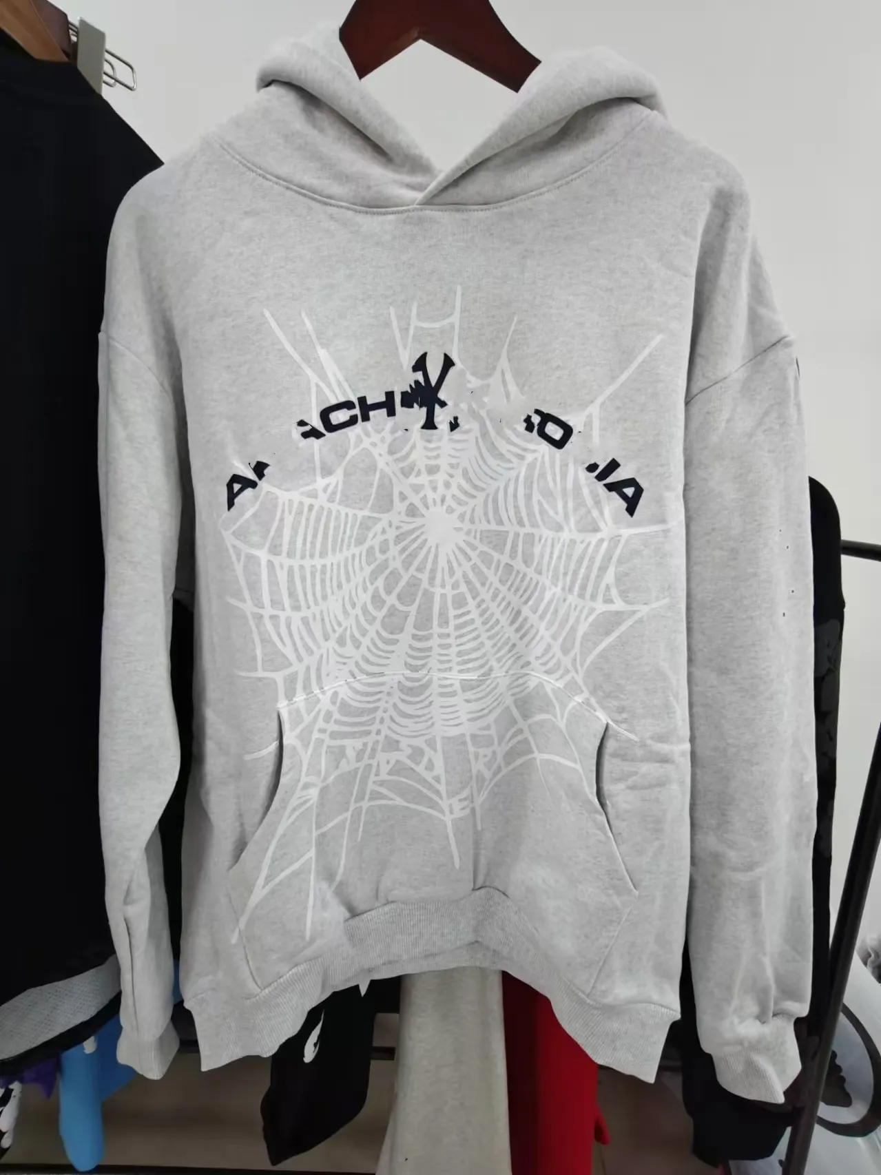 Spider Foaming Tech Fleece Hoodie For Men And Women High Spider Foaming Tech Fleece Hoodie For Men And Women High