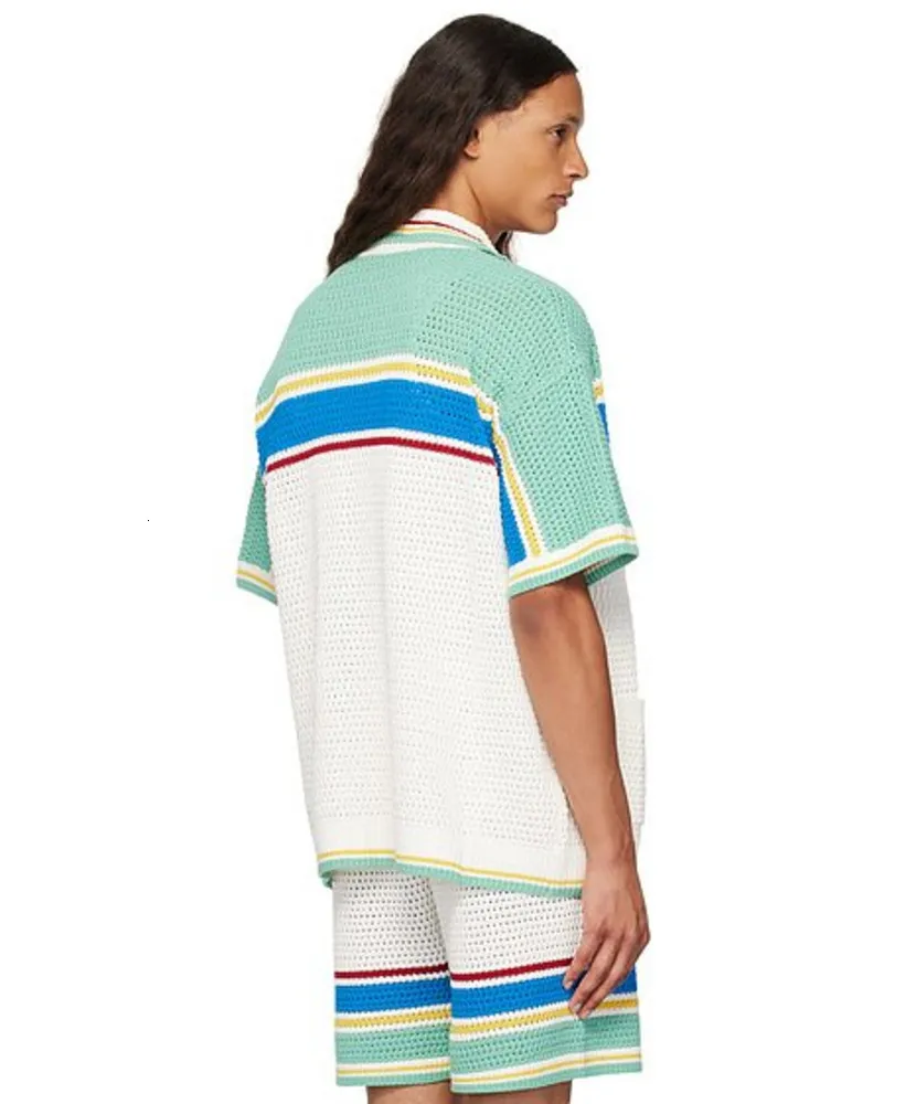 Crochet Cardigan Men's Multicolor Cardigan Crochet Cardigan