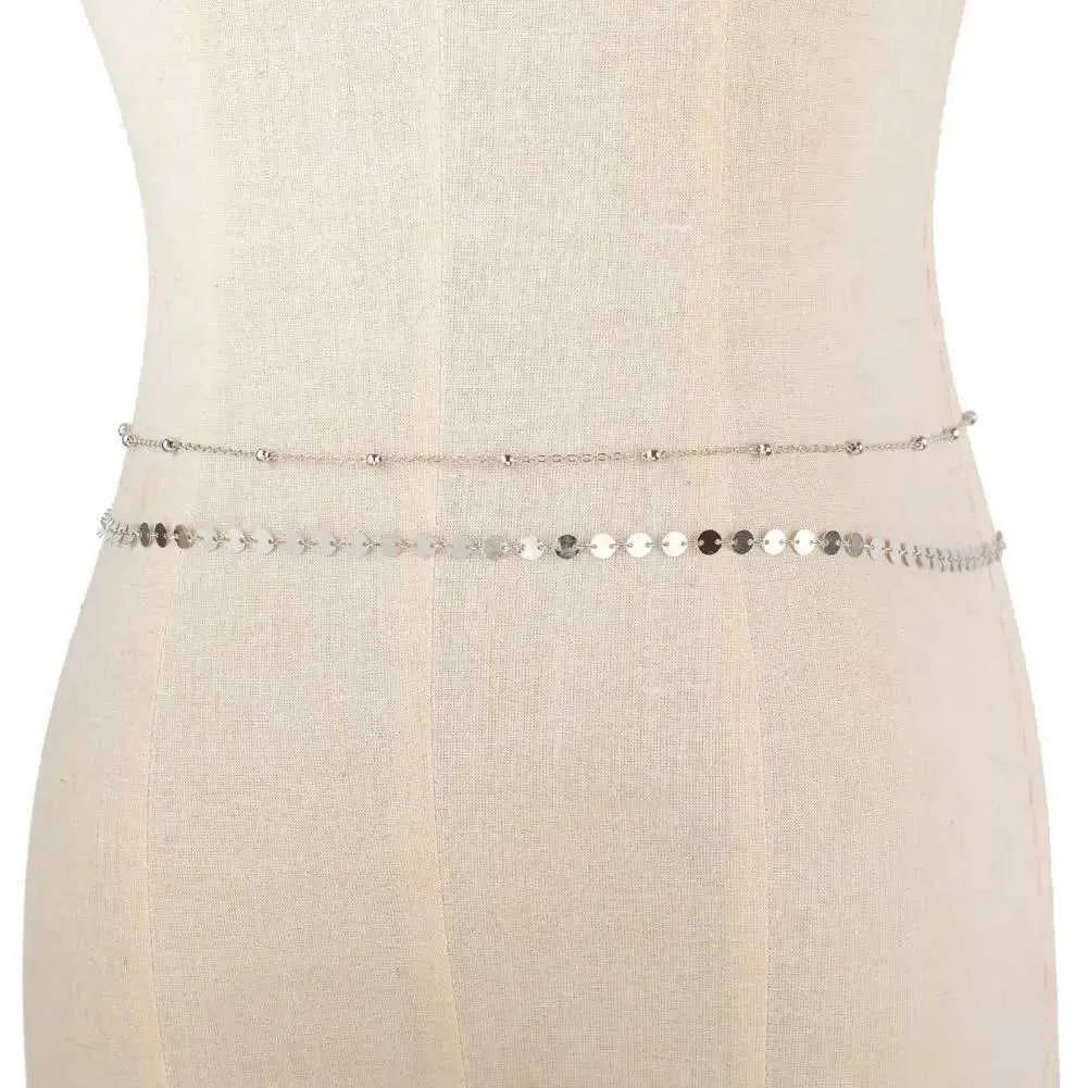 Sparkling Double Layer Waist Chain for Belly Dance, Parties & Festivals ...