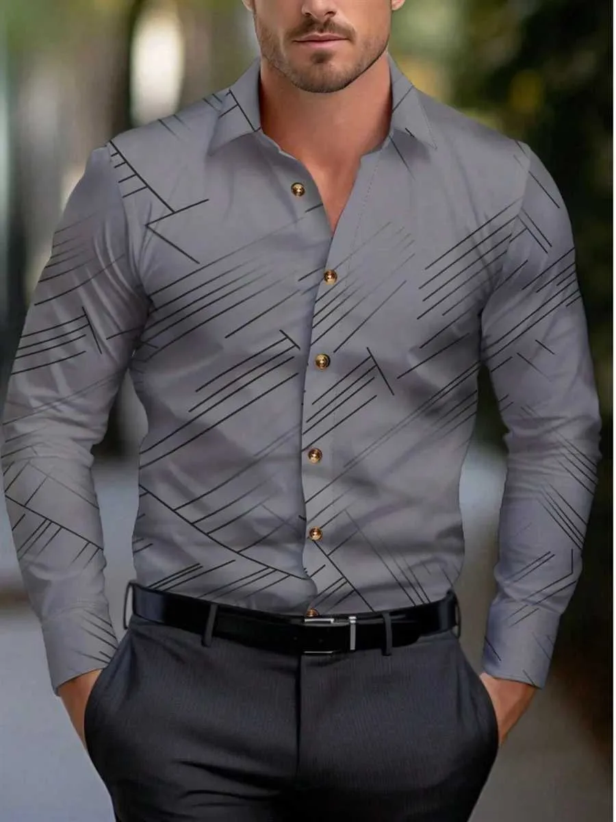 FYLTR Men's Regular Fit Cotton Blend Formal Shirt - Long Sleeve, Stylized Collar, Functional Pocket - View #3