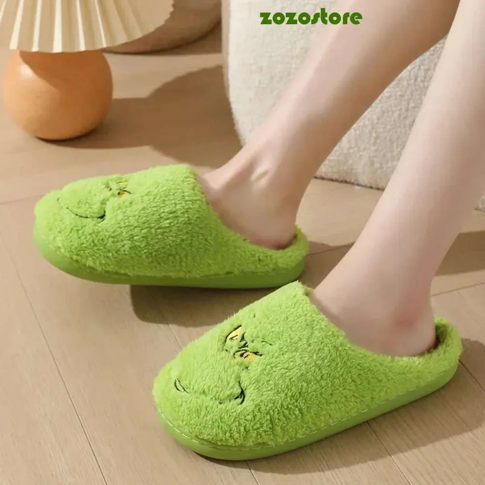 Christmas Grinch Womens Grinch Slippers For Men Seussu2122 The