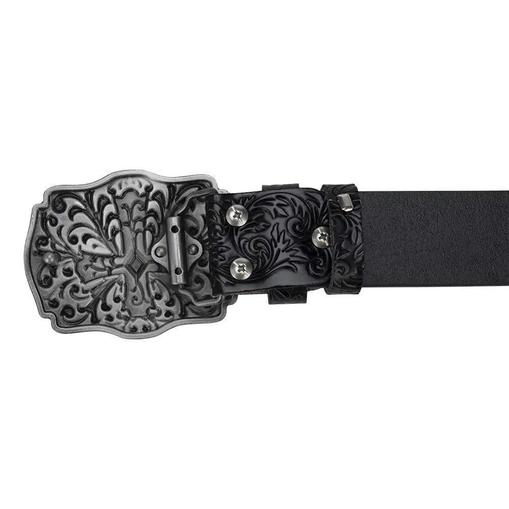 ETHOSENS 新品未使用タグ付 LEATHER BELT ブラック FREE ETHOSENS 新品未使用タグ付 LEATHER BELT ブラック FREE