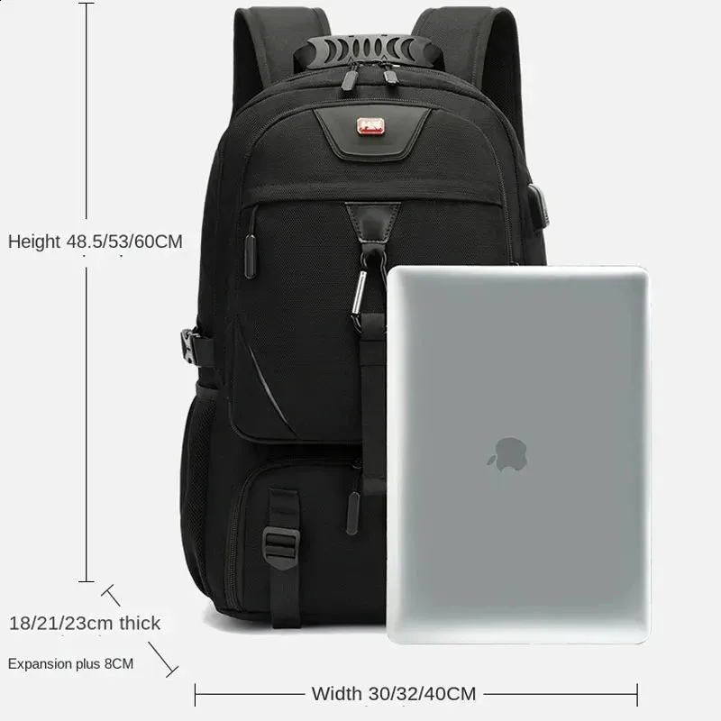 TPAID 15.6 Inch Laptop Backpack - Water Resistant Business Computer Bag For Work & College