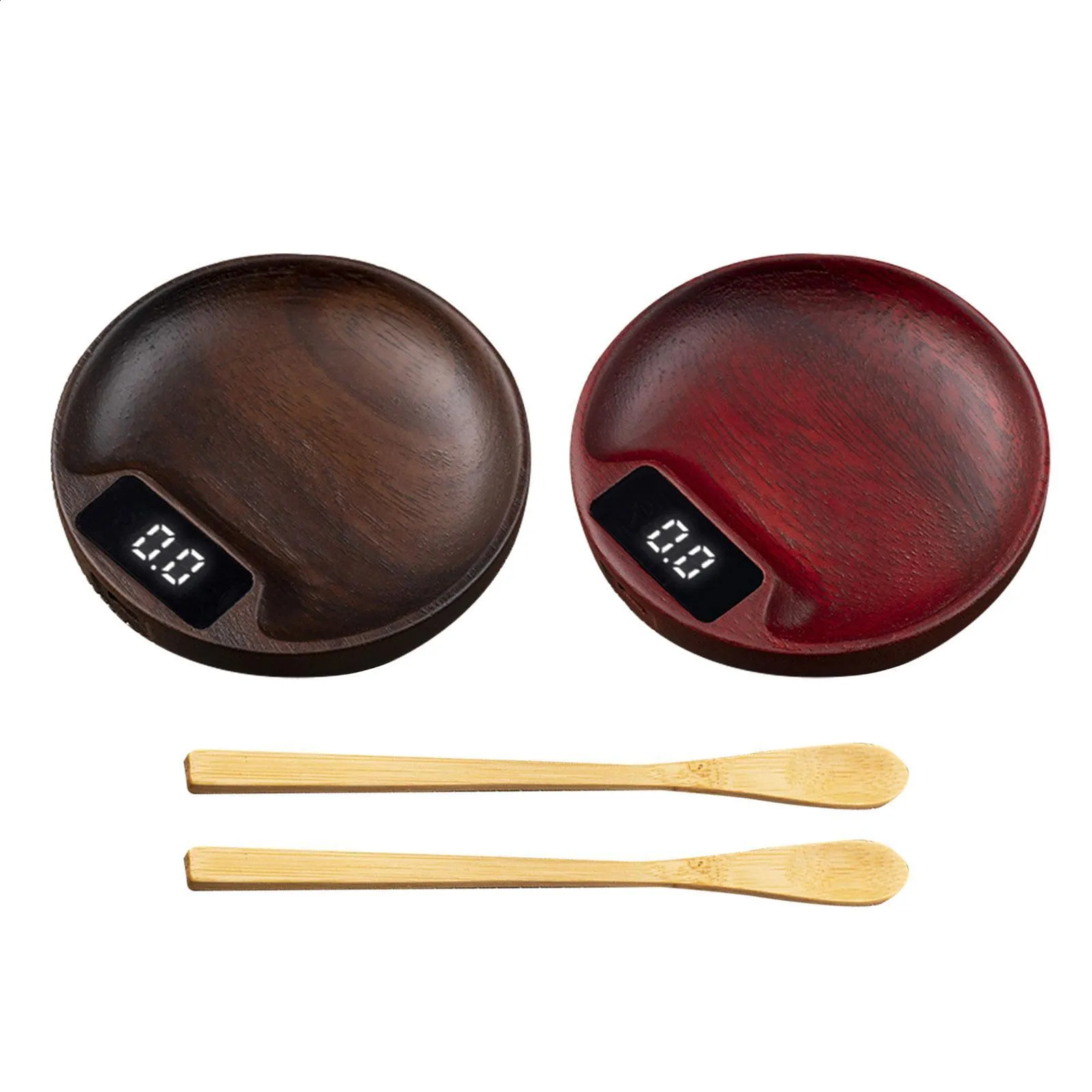 Professional Rechargeable Wooden Digital Digital Tea Scale Set For Home ...