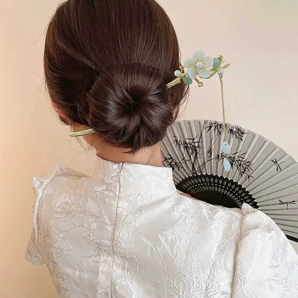 FRCOLOR Leuchtende Haarstäbchen Mit Quasten – Elegante Dutt-Halterung Im Vintage-Chinese-Style