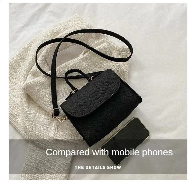 Retro Square Snakeskin Crossbody Bag For Women Trendy Er Y Retro Square Snakeskin Crossbody Bag For Women Trendy Er Y