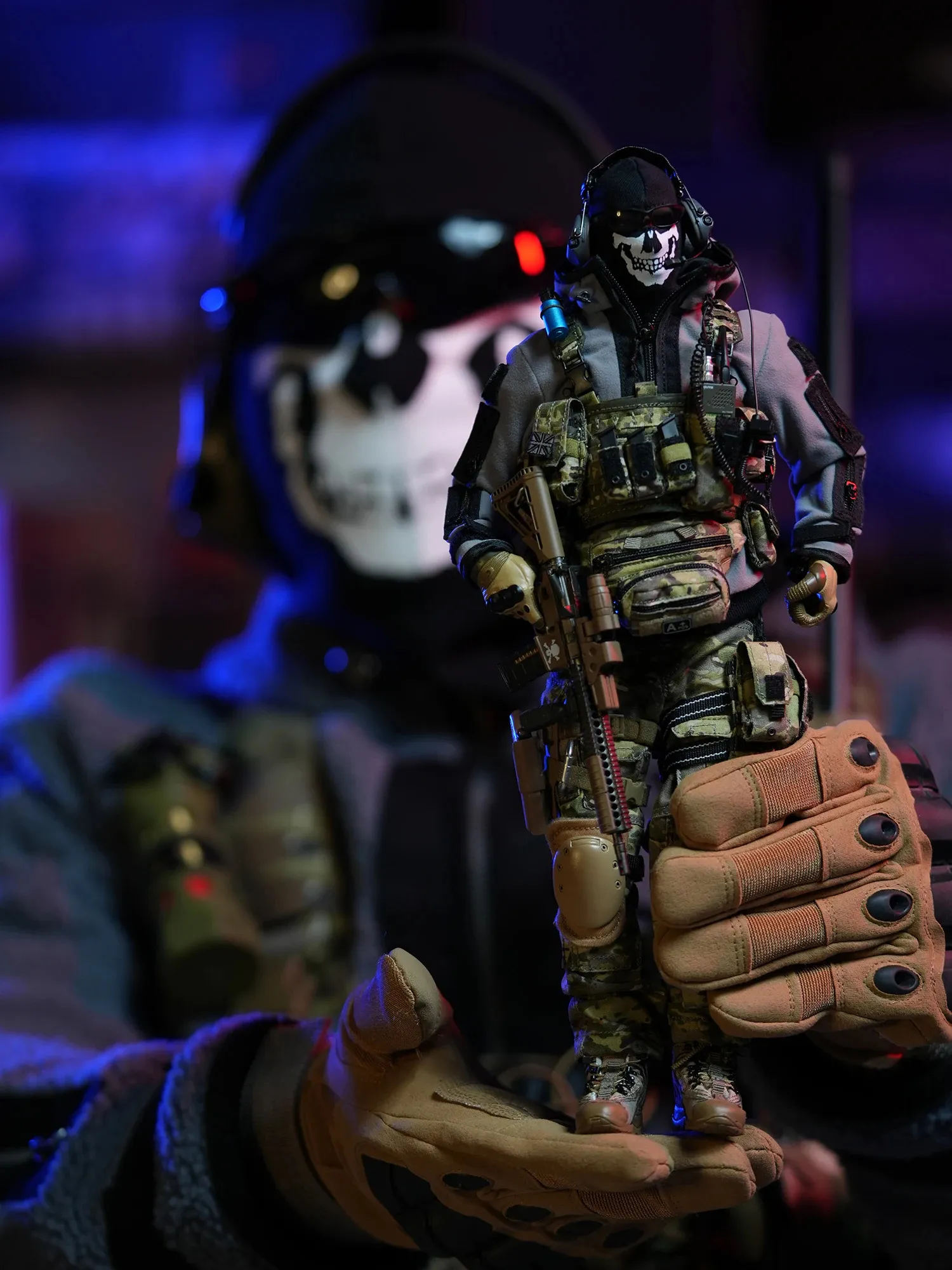 1/6 Scale Ghost Action Figure - Simon Riley - End War COD Army Men