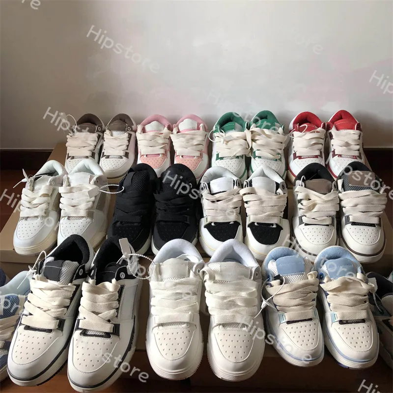Sneakers De Createurs De Luxe Abordon Entraineurs De Plate Forme En Cuir Blanc Noir Bleu Rose Pour Hommes Du 18 17 DHgate