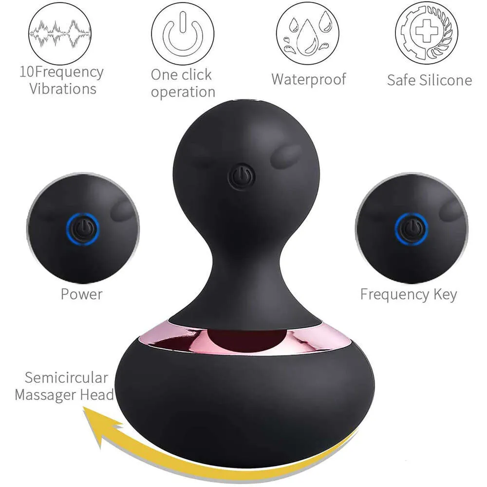is vibrating massager safe plusOne Vibrating Personal Soft Touch Massager, 10 Vibration Settings,  Waterproof main image 1