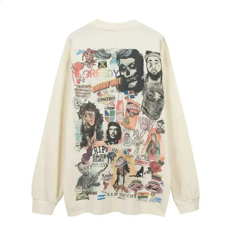 早い者勝ち VAWS Graffiti Long Sleeve T-Shirt Graffiti Wildstyle 2 by Sanitor Long Sleeve Fitted Crew