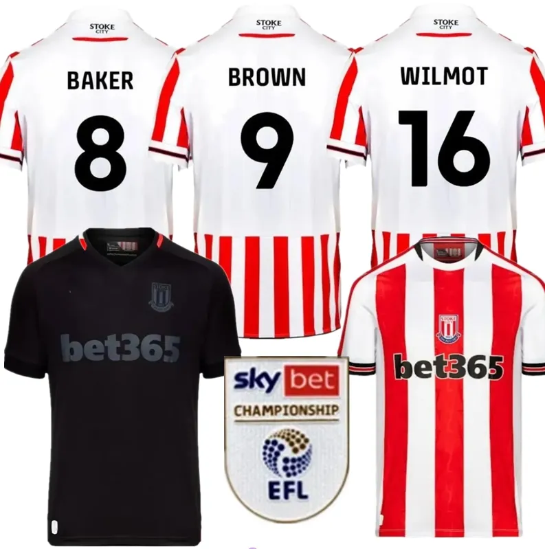 Stoke City 24/25 Soccer Jersey: Official Football Shirt, Men's, Women's  Kids Kits Support The Potters!