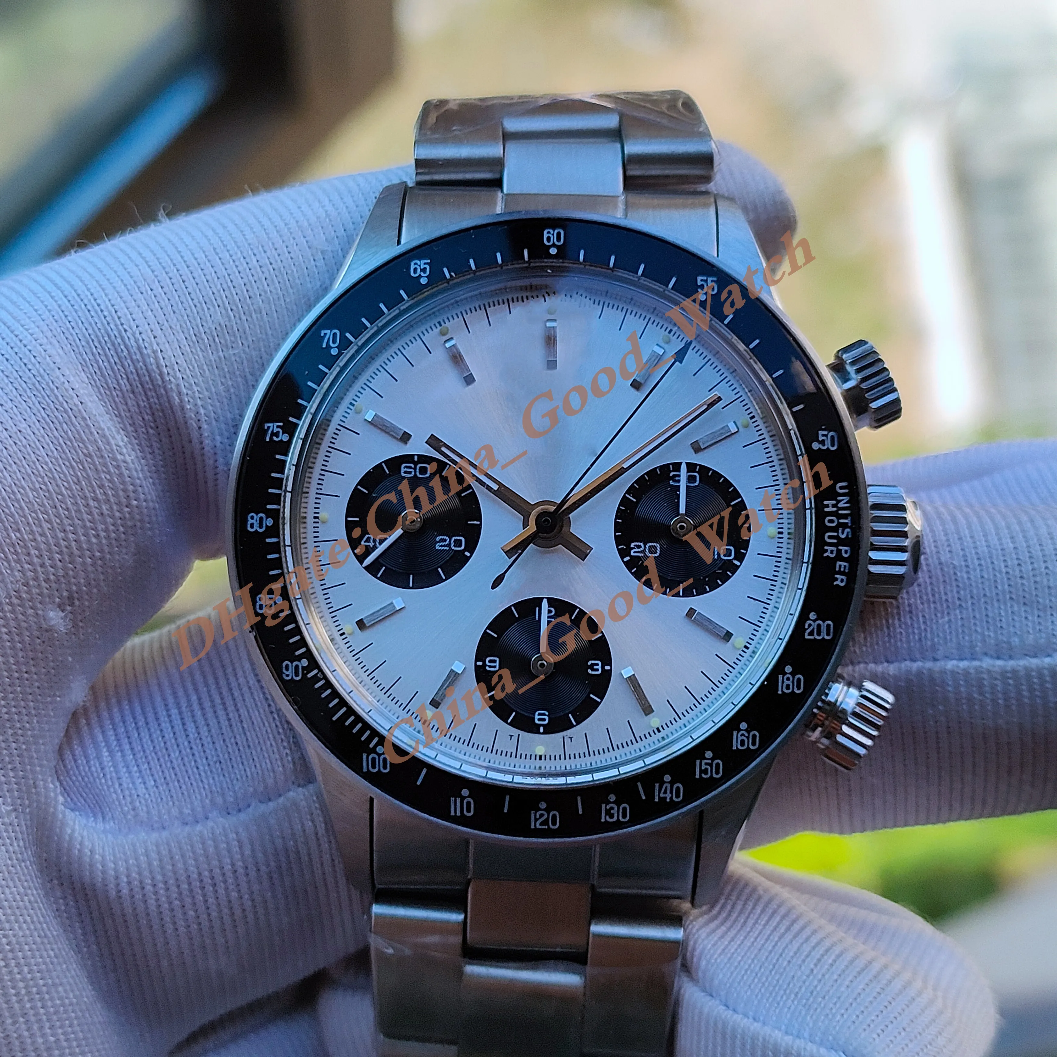 Antique Chronograph Mens Watches Vintage Style Mechanical Hand