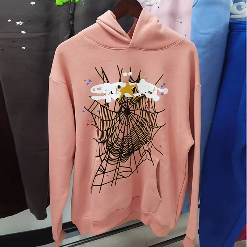 Spider Foaming Tech Fleece Hoodie For Men And Women High Spider Foaming Tech Fleece Hoodie For Men And Women High