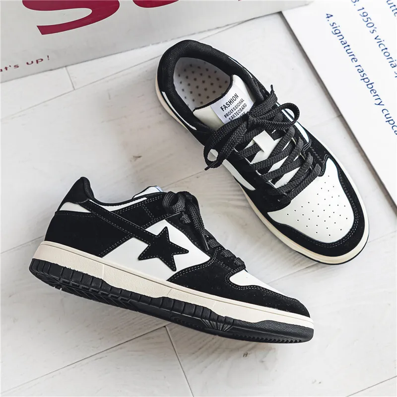 Autumn Men Casual Sneakers Trend Mixed Colors Star Running Sport Shoes