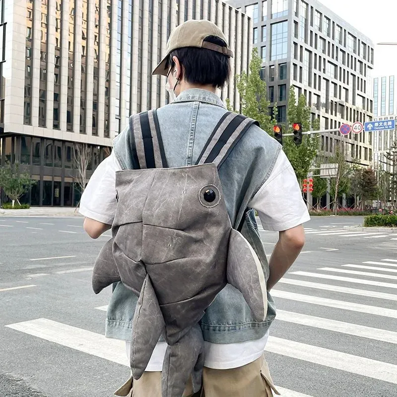 Fun Rucksacks Funny Whale Shark Backpack Durable Large Capacity... From Inkandthink ...
