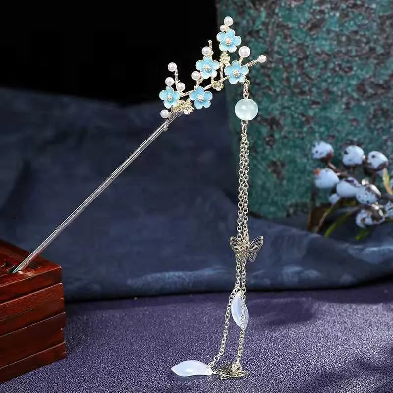 Shine Long Tassel Crystal Hairpin Full Rhinestone Hairpins for Women Long Tassel Crystal Hair  main image 4
