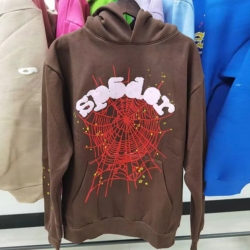 Spider Foaming Tech Fleece Hoodie For Men And Women High Spider Foaming Tech Fleece Hoodie For Men And Women High